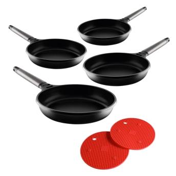 comprar CONJUNTO SARTENES CASTEY VULCANO (16-18-24-28cm) + SALVAMANTELES 